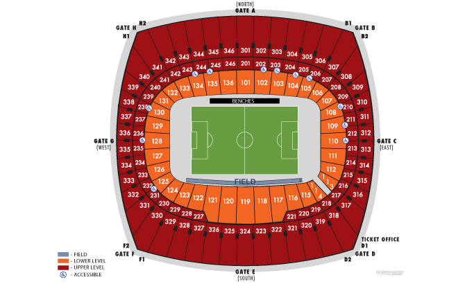 Kansas City Chiefs Football Stadium Seating Chart